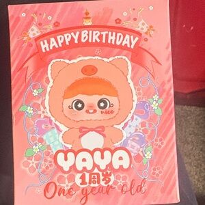 Yaya Happy Birthdya One year old blind box